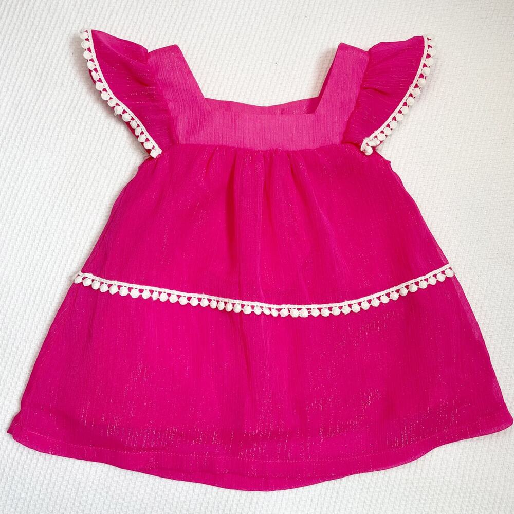 Little Maven Hot Pink Dress